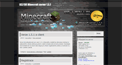 Desktop Screenshot of minecraft.comehere.cz