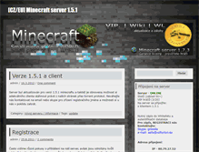Tablet Screenshot of minecraft.comehere.cz