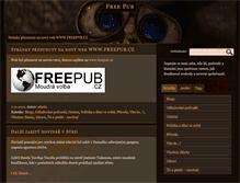 Tablet Screenshot of freepub.comehere.cz